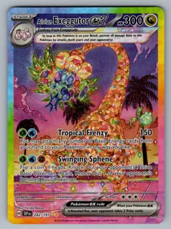 Alolan Exeggutor ex 242/191 Special Illustration Rare Surging Sparks Pokemon NM - Image 1