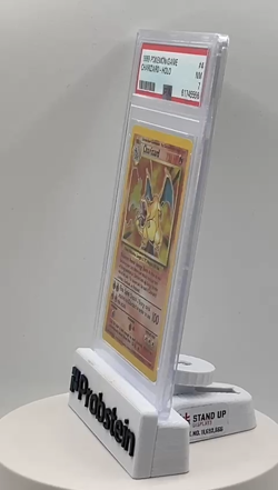 1999 Pokemon Game Base Set #4 Charizard Holo PSA 7 NM - Image 2