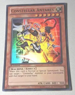 YuGiOh TCG Card Constellar Antares HA07-EN047 Super Rare 1st Edition - Image 1