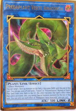 Predaplant Verte Anaconda - MGED-EN036 (Gold Rare, 1st Edition) YuGiOh TCG Card - Image 1