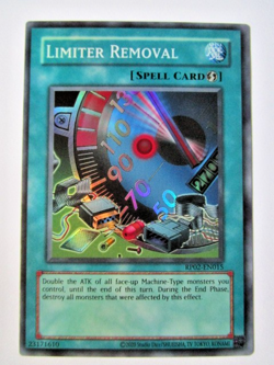 Yugioh! Limiter Removal Rp02-En015 Super Rare Unlimited "Reprint" Near Mint!! - Image 1