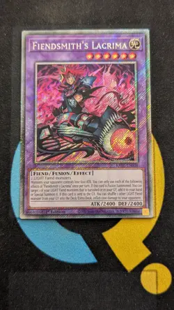 RA05-EN038 Fiendsmith's Lacrima Platinum Secret Rare 1st Ed YuGiOh - Image 1
