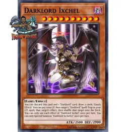 Yugioh! 1x Darklord Ixchel RA05-EN010 Platinum Secret Rare 1st Ed NM - Image 1