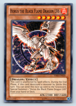 Horus the Black Flame Dragon LV6 - YSKR-EN020 - Common - Yugioh - Image 1