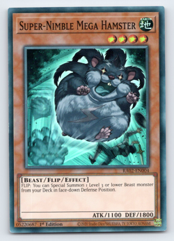 Super-Nimble Mega Hamster - RA02-EN004 - Super Rare - 1st Edition Yugioh - Image 1