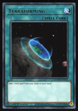 Terraforming - MAGO-EN141 - Gold Rare - 1st Edition Yugioh - Image 1