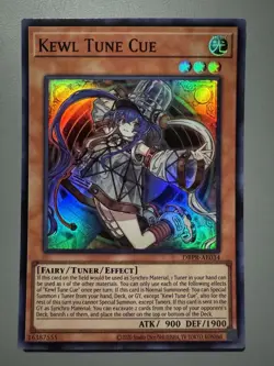 YUGIOH KEWL TUNE CUE (EFFECT) ASIA ENGLISH EDITION DBPR-AE034 SUPER RARE - Image 1
