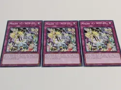 3x Common Maliss C MTP-07 Yugioh! Mega Pack 2025 - Image 1