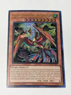 Radiant Typhoon Fonix, The Great Flame Ultra Rare Yugioh! DOOD - Image 1