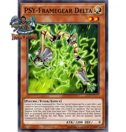 Yugioh! 1x PSY-Framegear Delta RA05-EN007 Collector's Rare 1st Ed NM - Image 1