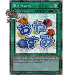 Yugioh 1x Scapegoat RA05-EN111 Starlight Rare 1st Ed NM - Image 1