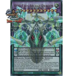 Yugioh! 1x Odd-Eyes Arcray Dragon Extended Art RA05-EN145 Ultra Rare 1st Ed NM - Image 1