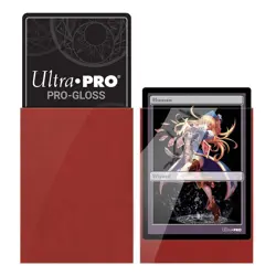 ULTRA PRO Deck Protector Sleeves Small 60ct 62 x 89 Imperial Red Yugioh - Image 3