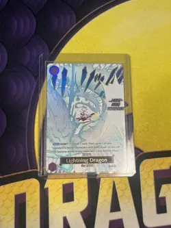 Lightning Dragon (Alt Art) Adventure on Kamis Island OP15-077 One piece English - Image 1