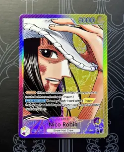 Nico Robin Alt Art Leader OP09-062 Emperors In The New World One Piece TCG - Image 1