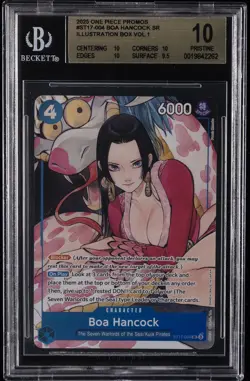 2025 ONE PIECE ILLUSTRATION BOX VOL.1 PROMOS SR #ST17-004 BOA HANCOCK BGS 10 - Image 1