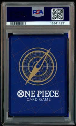 2025 One Piece OP13 En Manga Alternate Art #118 Monkey D. Luffy PSA 10 GEM MINT - Image 3