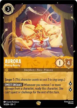Disney Lorcana TCG - Archazia's Island - Aurora - Waking Beauty - 14/204 - Image 1