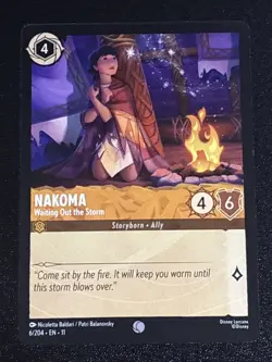 Disney Lorcana Winterspell Nakoma - Waiting Out the Storm 6/204 NM - Image 1