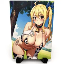 Fairy Tail Lucy Heartfilia Sexy Bikini Anime Waifu Girl Goddess Story Art Card - Image 1