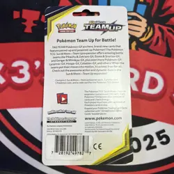 Pokemon TCG Team Up Single Checklane Blister Booster Pack with Pikachu SM162 820650801976 - Image 2