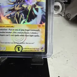 2004 Duel Masters Alcadeias, Lord of Spirits 1/55 DM04 Foil LP - Image 4