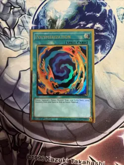 (YCL) POLYMERIZATION *** GOLD RARE 1ST EDITION MAGO-EN044 YUGIOH! VLP - Image 1
