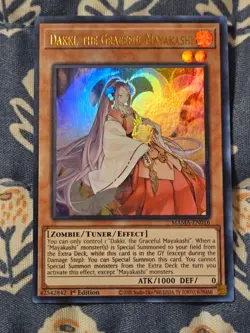 Dakki, the Graceful Mayakashi - Ultra Rare - 1st Edition MAMA-EN016 Yugioh - Image 1