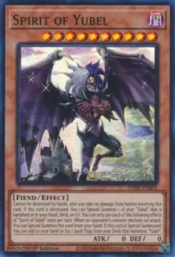 Yugioh! LP Spirit of Yubel - PHNI-EN001 - Super Rare - 1st Edition Lightly Playe - Image 1