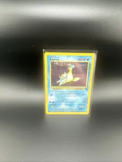 1999 Pokemon Lapras Holo 10/62 Vintage WOTC Holographic Card Fossil Set - Image 3