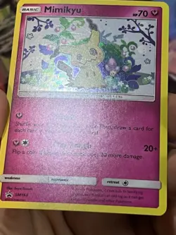 Mimikyu SM163 Holo Pokemon Sun & Moon Team Up Black Star Blister Promo Card - Image 4