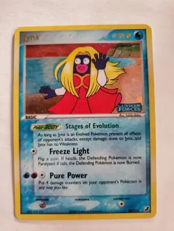Jynx - 28/115 Reverse Holo Rare Stamped Unseen Forces NM Pokemon Card - Image 1