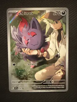 N's Zorua 189 Sv: Scarlet & Violet Promo Cards Holo Pokemon Card - Image 1