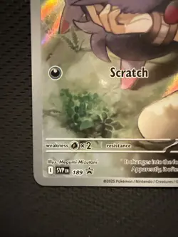 N's Zorua 189 Sv: Scarlet & Violet Promo Cards Holo Pokemon Card - Image 5