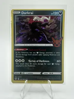 Pokemon Darkrai Cosmo Holo Darkness Ablaze 105/189 TCG Card - Image 1