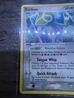 Kecleon 37/92 Legend Maker Regular MP Condition Rare Pokemon Card TCG 2006 - Image 3