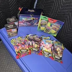 Fall 2025 Pokemon Collector's Chest with 3 Foil Cards & Portfolio - Image 1