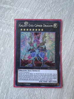 Yugioh Galaxy-Eyes Cipher Dragon DRL3-EN029 Secret Rare 1st Ed NM - Image 1