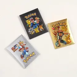 10Pcs Pokemon Card Foil GOLD PACK CARDS TCG GX Vmax GX Card Charizard Rare, - Image 1