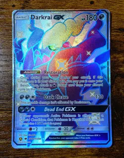 Darkrai GX SV70/SV94 Hidden Fates Full Art Pokemon Card VLP-NM - Image 1