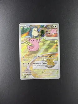 Chansey 187/167 Twilight Masquerade Illustration Rare Pokemon Card Tcg - Image 1