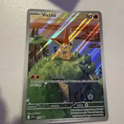 Jumbo Victini SVP 208 Promo Card Black Bolt White Flare Illustration jumbo size - Image 1