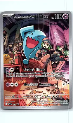 Team Rocket's Wobbuffet Promo SV: Scarlet & Violet Promo Cards 203 - Image 1