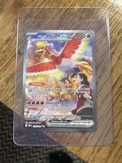 NM! Ethan's Ho-oh ex (230/182) Destined Rivals Special Illustration Pokemon Card - Image 1
