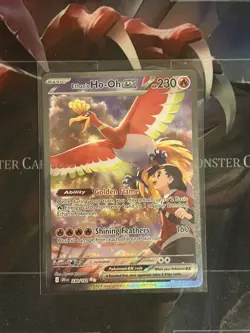 Ethan's Ho-Oh EX 230/182 Destined Rivals SIR Pokemon Card Ethans Ho-oh - Image 1