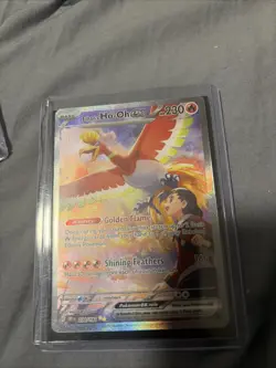 Ethan's Ho-Oh EX 230/182 Destined Rivals SIR Pokemon Card Ethans Ho-oh - Image 1