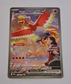 Ethan's Ho-Oh EX 230/182 Destined Rivals SIR Pokemon Card Ethans Ho-oh - Image 2