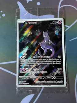 Mewtwo - SVP 052 - Black Star Promo Sealed - Pokemon TCG Card New Rare 151 UPC - Image 2