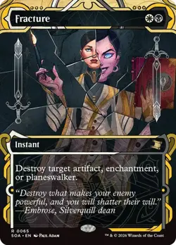 Fracture Borderless Secrets of Strixhaven NM MTG - Image 1
