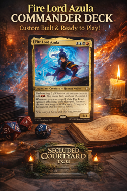 Fire Lord Azula Commander Deck – Custom MTG Preconstructed - Grixis Spellslinger - Image 1